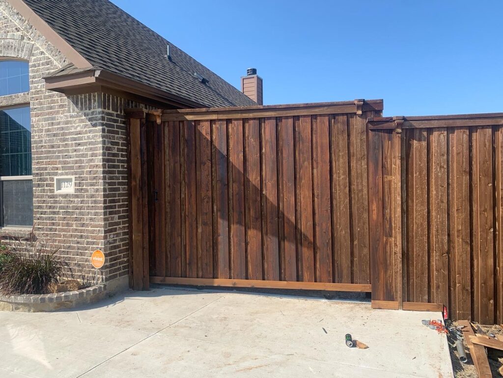 8' Cedar Slide gate