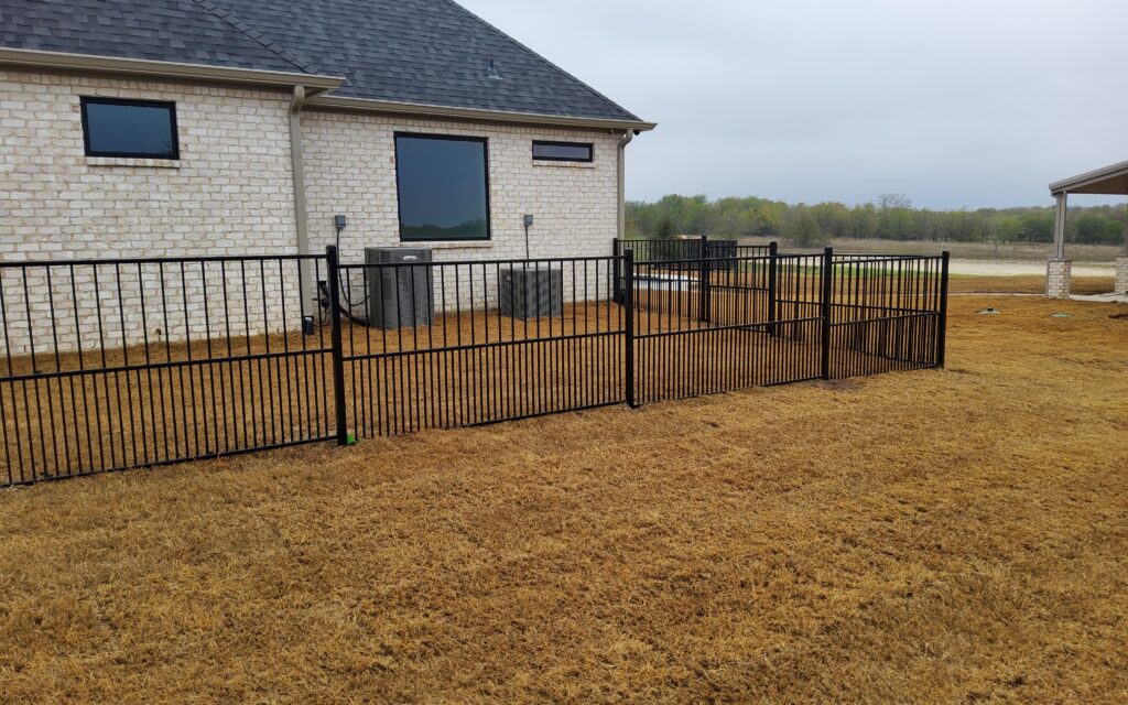 puppy panel iron fencing waxahachie