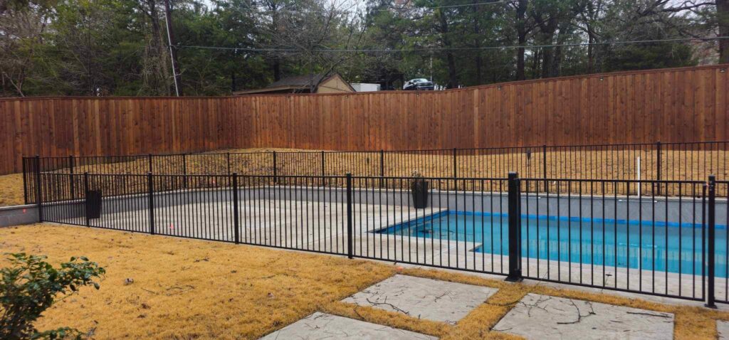 4' Flat top Iron Fencing