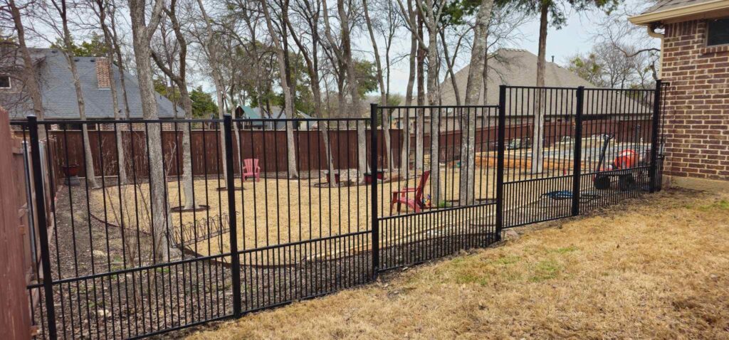 6' puppy panel iron fencing